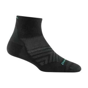 Darn Tough Run 1/4 Ultra Lightweight Black Womens