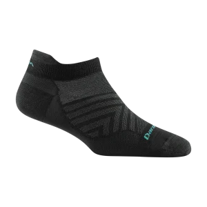 Darn Tough Run No Show Tab Black Womens