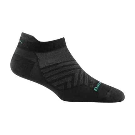 Darn Tough Run No Show Tab Black Womens