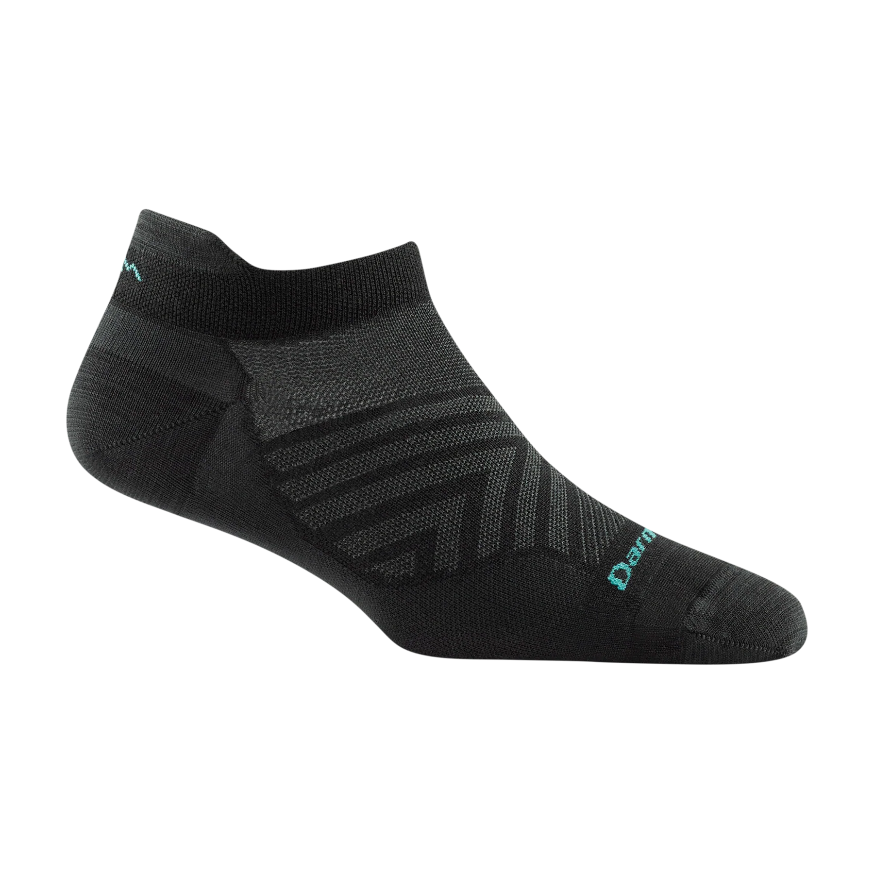 Darn Tough Run No Show Tab Black Womens -1 Darn Tough Run No Show Tab Black Womens