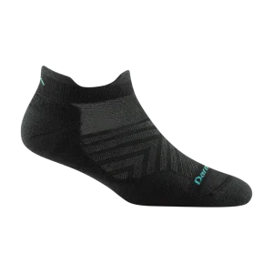 Darn Tough Run No Show Tab Ultra Light Black Womens
