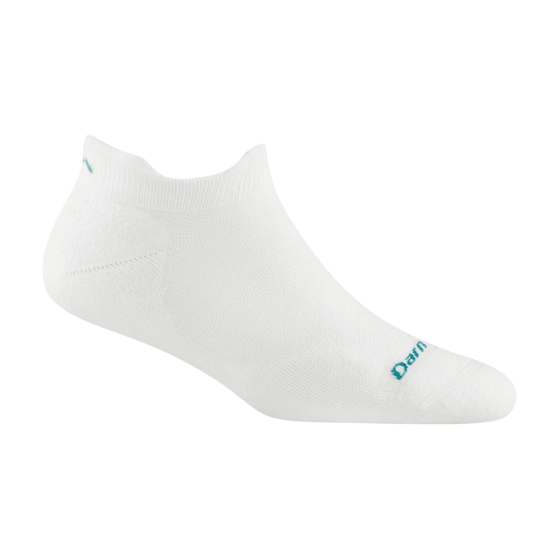 Darn Tough Run No Show Tab Ultra Light White Womens - 1 Darn Tough Run No Show Tab Ultra Light White Womens