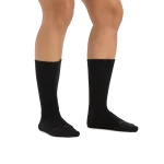 Darn Tough Solid Basic Crew Black Womens
