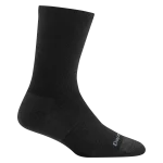 Darn Tough Solid Basic Crew Black Womens