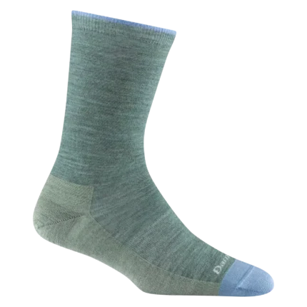 Darn Tough Solid Basic Crew Seafoam Womens