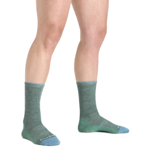 Darn Tough Solid Basic Crew Seafoam Womens