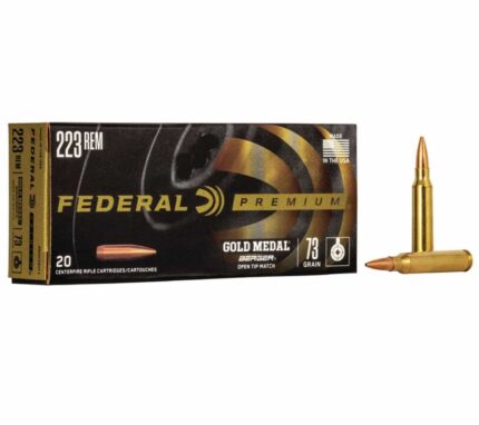 Federal Gold Medal Match 223 Rem 73gr Berger Hybrid BTHP 20rd Box