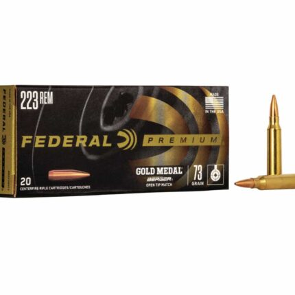 Federal Gold Medal Match 223 Rem 73gr Berger Hybrid BTHP 20rd Box