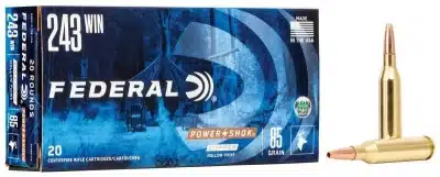 Federal Power-Shok 243 Win 85gr Copper — Victory Ridge Sports