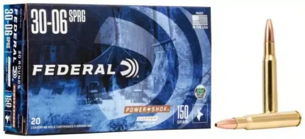 Federal Power-Shok 30-06 Sprg 150gr Copper