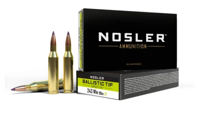Nosler Ballistic Tip 243 Win 90gr BT — Victory Ridge Sports