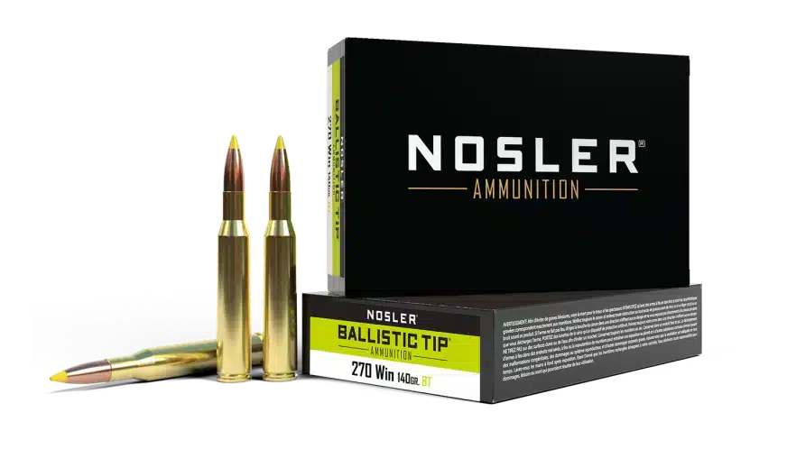 Nosler Ballistic Tip 270 Win 140gr BT - 1 Nosler Ballistic Tip 270 Win 140gr BT