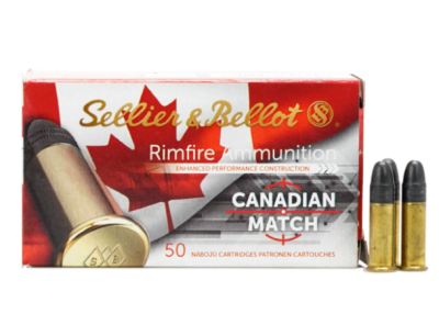 S&B 22LR Canadian Match Standard Velocity Target 40gr 50rd Box — Victory Ridge Sports