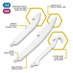 Outdoor Edge RazorSafe 6 Blade Combo Set - Image 2
