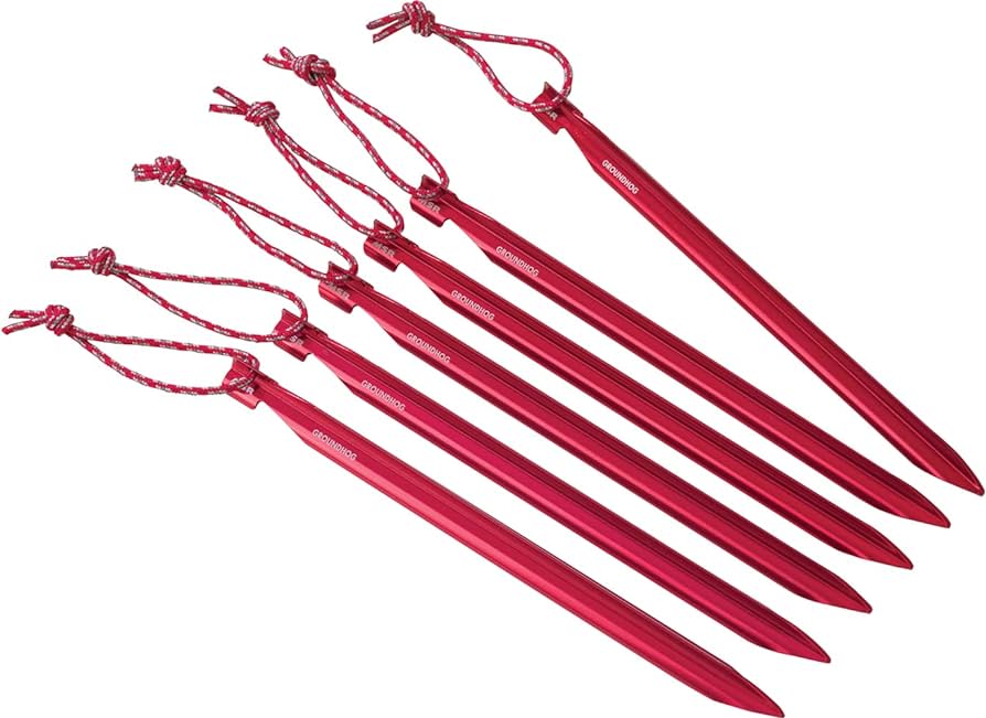 61JuVYNpFOL._AC_UF894,1000_QL80_ MSR Groundhog Tent Stakes Kit - 6 pack