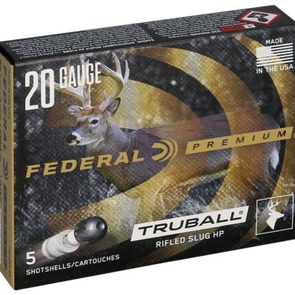 Federal Rifled Slug Truball 20ga 3" 1700 FPS 3/4oz