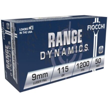 Fiocchi RD 9mm 115gr FMJ