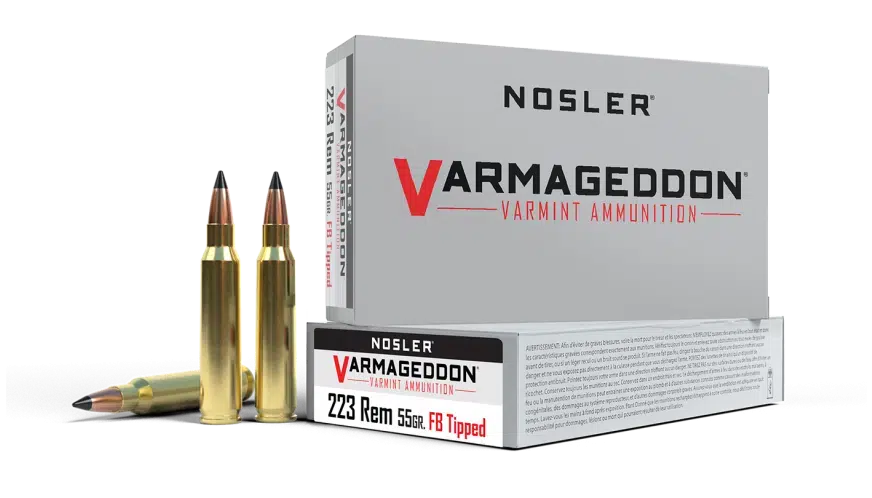 Nosler Varmageddon 223 Rem 55gr FB Tipped -1 Nosler Varmageddon 223 Rem 55gr FB Tipped - Image 1