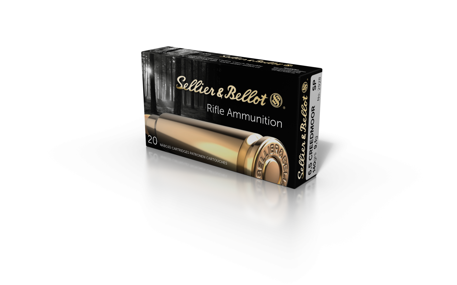 Sellier & Bellot 6.5 Creedmoor 140gr SP - 1 Sellier & Bellot 6.5 Creedmoor 140gr SP