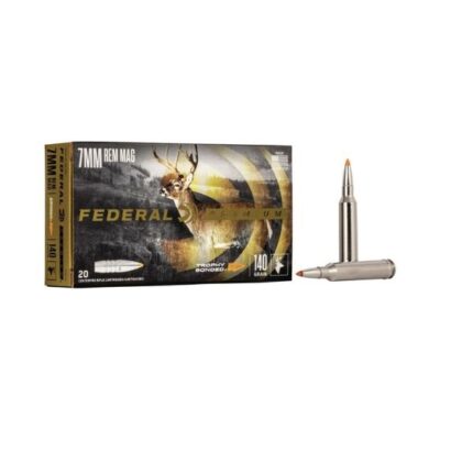 Federal Premium 7mm Rem Mag 140gr Bonded Tip