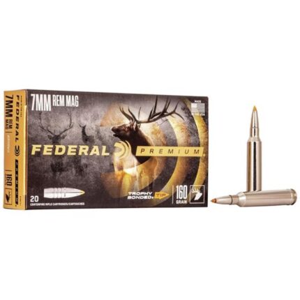 Federal Premium 7mm Rem Mag 160gr Bonded Tip