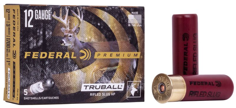 Federal Vital-Shok Truball 12ga 3in 1oz Rifled Slug Federal Vital-Shok Truball 12ga 3in 1oz Rifled Slug - Image 1