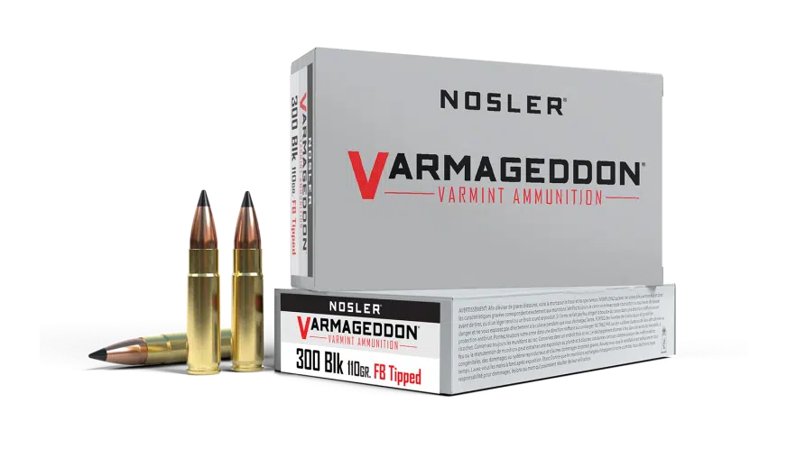 40127 Nosler Varmageddon 300 BLK 110gr FB Tipped - Image 1