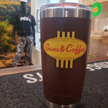 Guns and Coffee Sticker VRS Brand