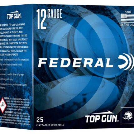 Federal Top Gun 12ga 2-3/4" #8 (1250 FPS)