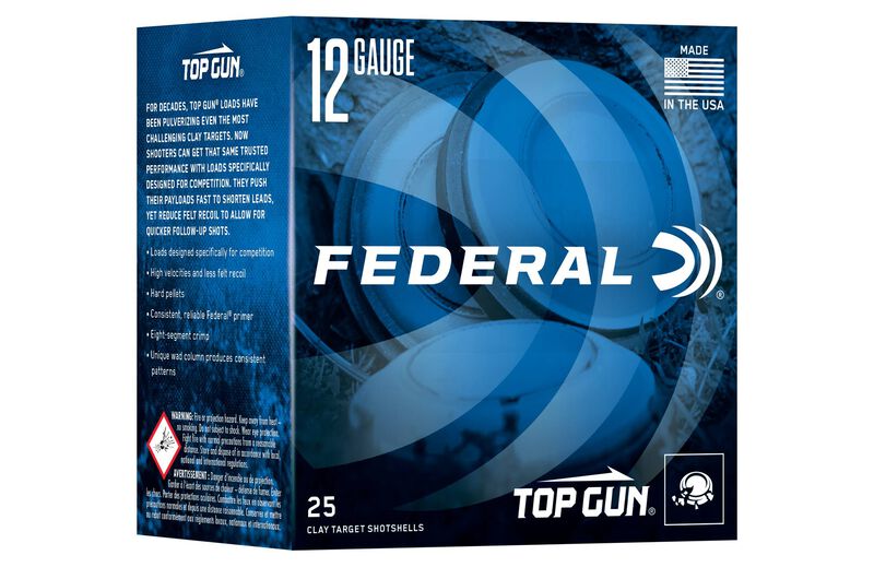 Federal Top Gun 12ga 2 Federal Top Gun 12ga 2-3/4" #8 (1250 FPS)