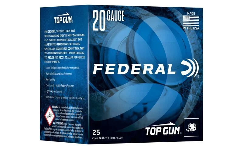 Federal Top Gun 20ga3 Federal Top Gun 20ga 2-3/4" #8