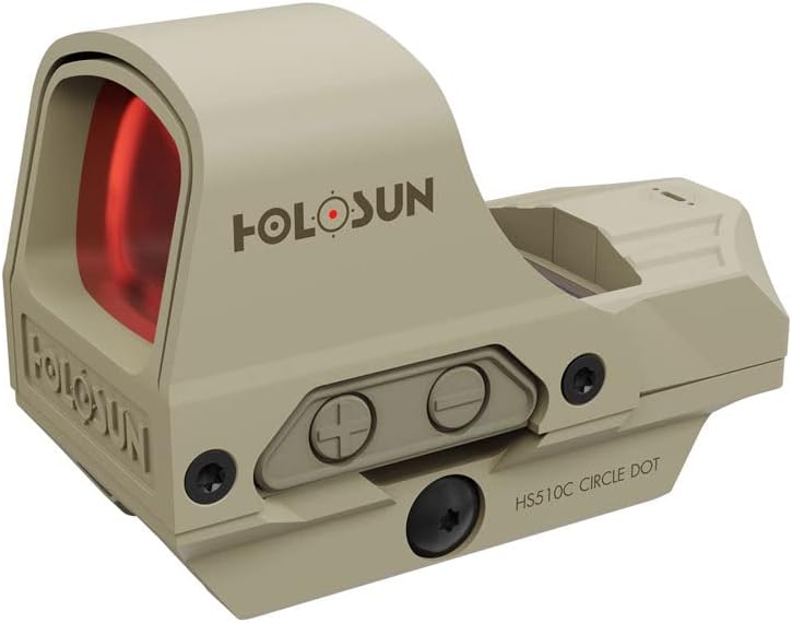 HOLOSUN-HS510C-FDE Holosun Flat Dark Earth, Circle Dot Reticle