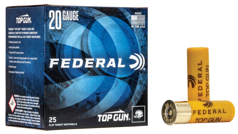 Top Gun 20 Gauge 9 Shot Size Federal Top Gun 12ga 2-3/4" #9