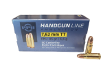 PPU Pistol Ammo 7.62 Tokarev FMJ 85gr