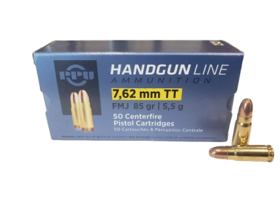PPU Pistol Ammo 7.62 Tokarev FMJ 85gr — Victory Ridge Sports