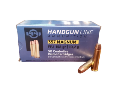 PPU 357 Mag 158gr FPJ 50rd Box