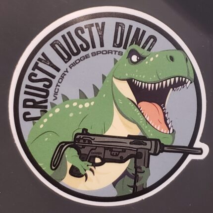 Crusty Dusty Dino Sticker VRS Brand