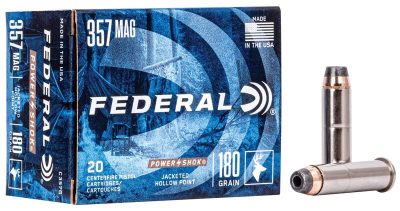 Federal Power-Shok 357 Mag 180gr JHP — Victory Ridge Sports