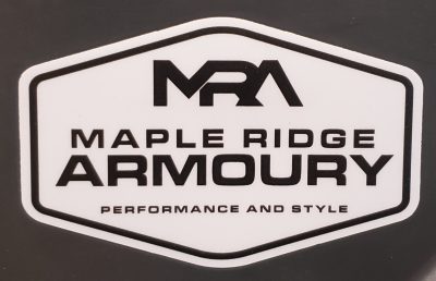 Maple Ridge Armoury Sticker 2025
