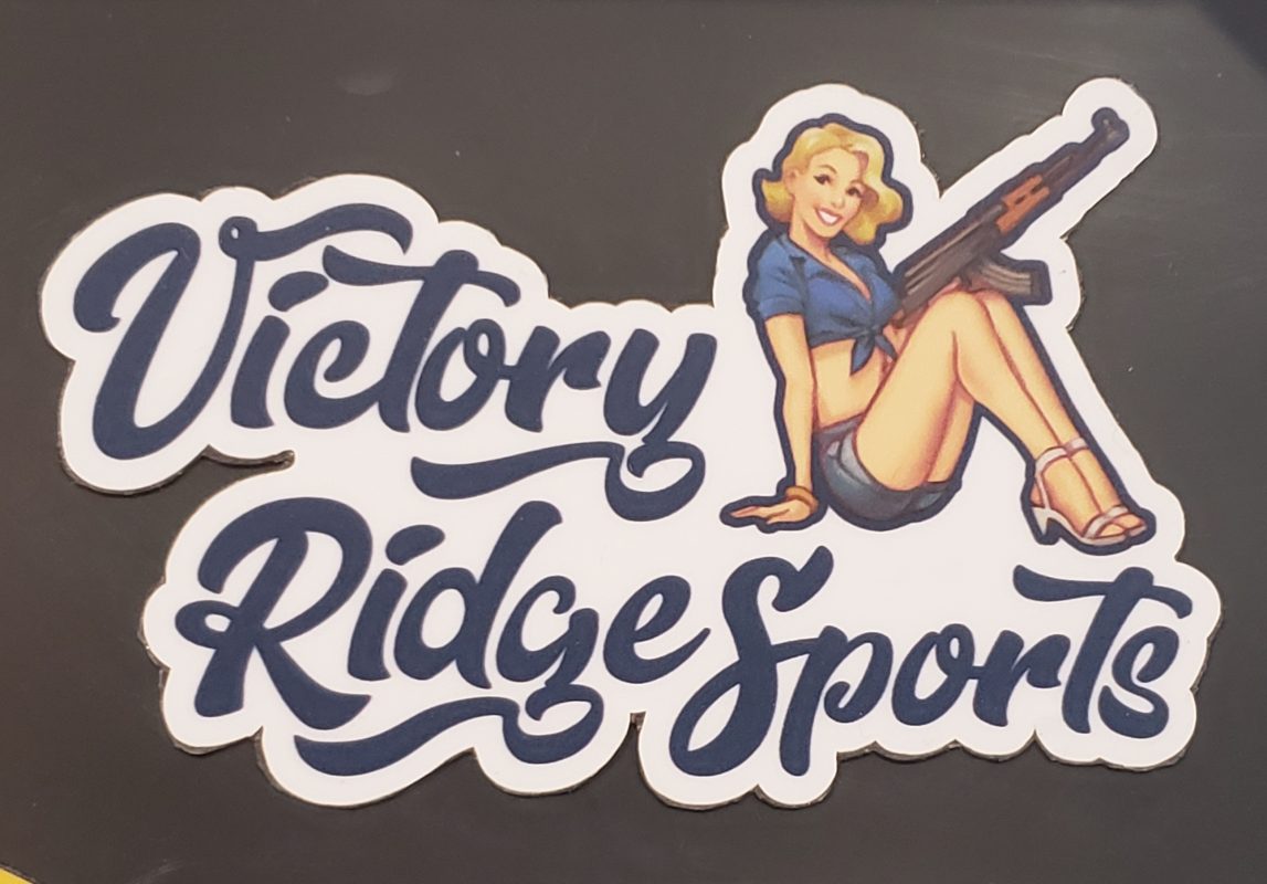Pin Up Girl Sticker VRS Brand - VICTORY RIDGE SPORTS