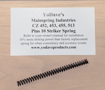 YoDave Plus 10 Striker Spring CZ 452, 453, 455, 513