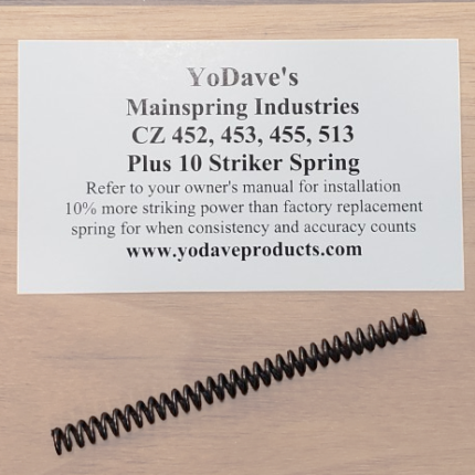 YoDave Plus 10 Striker Spring CZ 452, 453, 455, 513