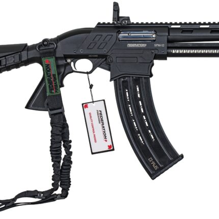 Federation Firearms SPM-12 Shorty 12ga Mag Fed Pump Shotgun Black