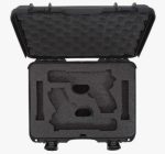 Nanuk 910 2 Up Glock Pistol Case