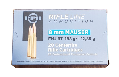 PPU Rifle Ammo 8mm Mauser 198gr FMJ — Victory Ridge Sports