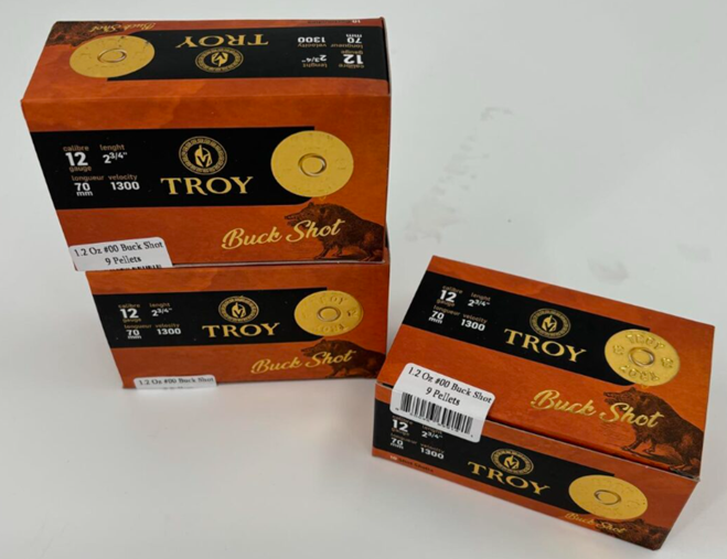 Troy 12ga 2.75in 00 Buckshot Troy 12ga 2-3/4in 00 Buckshot 10rd box