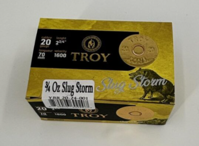 Troy 20ga 2-3/4in Slug 10rd box — Victory Ridge Sports