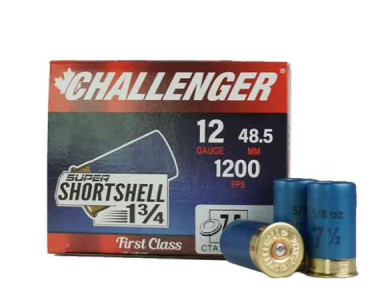 Challenger Super Shortshell 12ga 1-3/4in 1200fps #7.5
