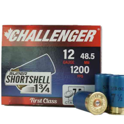 Challenger Super Shortshell 12ga 1-3/4in 1200fps #7.5