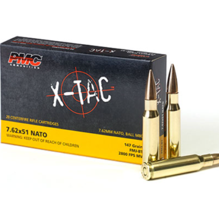 PMC X-TAC 7.62x51 147gr FMJ-BT